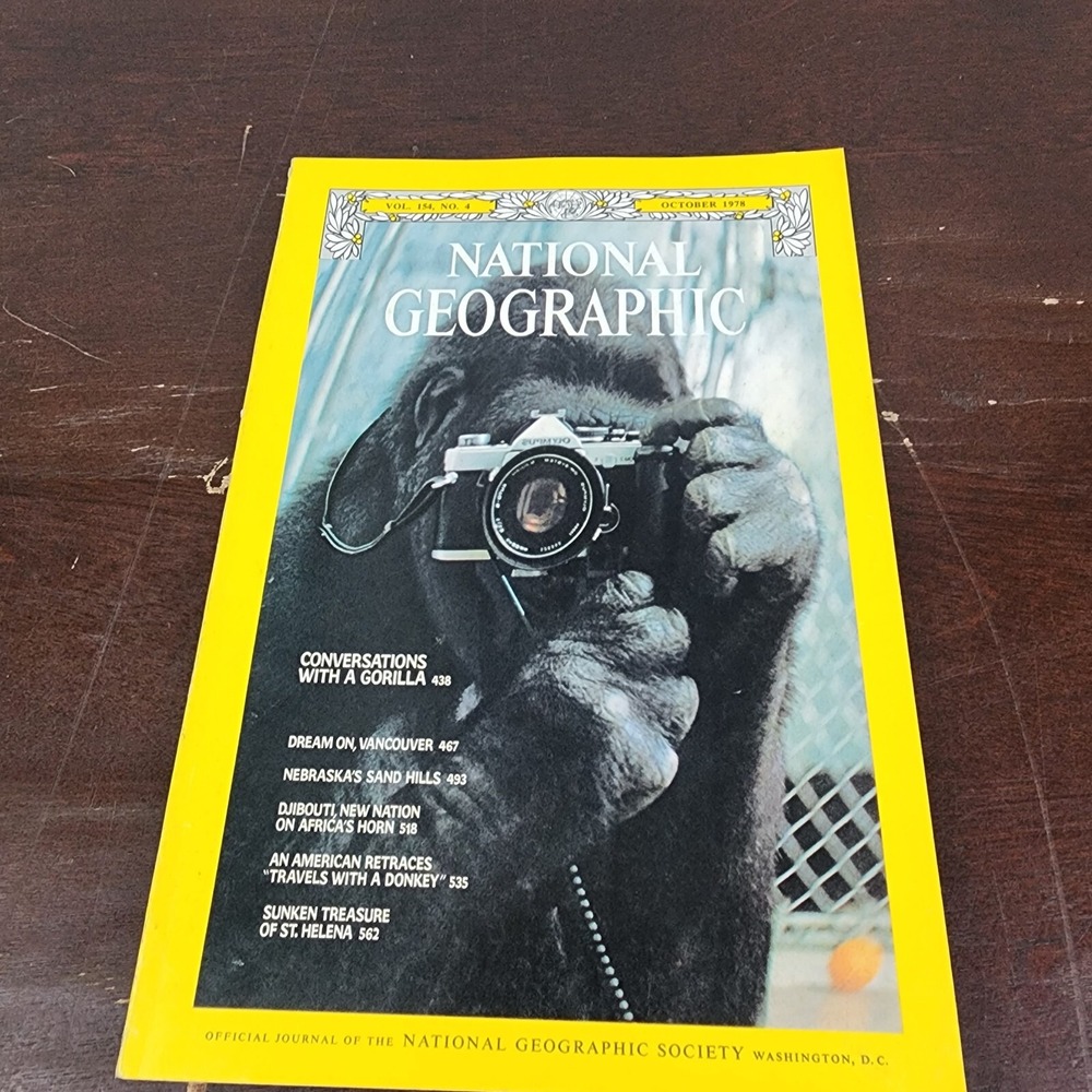 National Geographic Magazine October 1978 No Insert